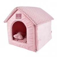 PINKAHOLIC LUNA HOUSE Домик с косточкой для животных розовый