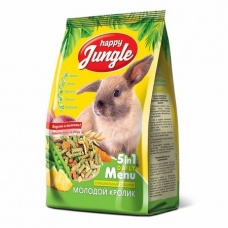 Happy Jungle Корм для молодых кроликов 400 г